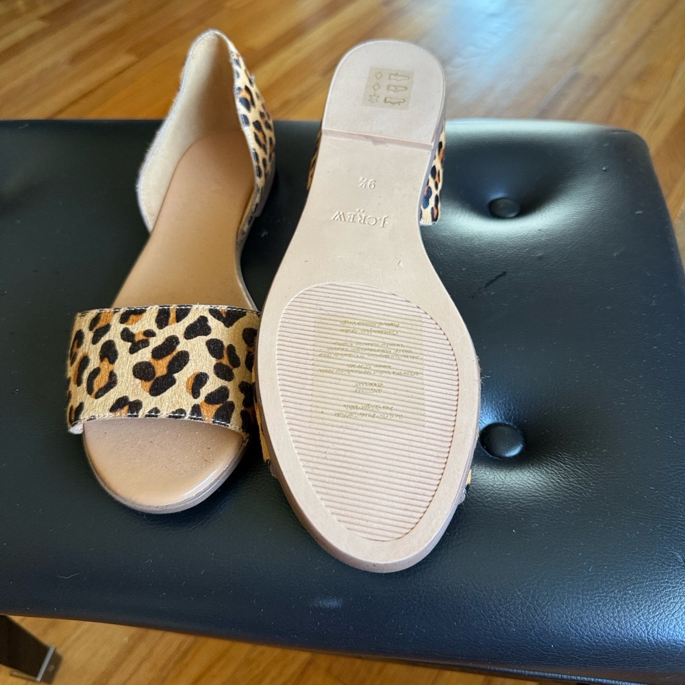 J. Crew Leopard Print Women's Sandals - Picture 4 of 6